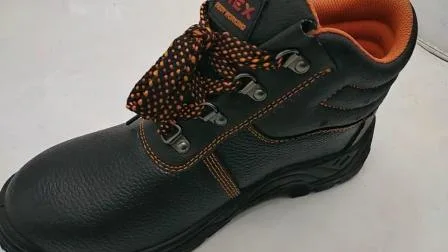Sbp/S1/S3 Homens de trabalho proteção biqueira de aço placa de entressola couro indústria industrial sapatos de trabalho de segurança